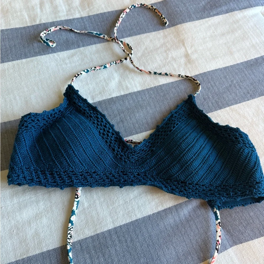 Xhilaration Teal Bikini Top